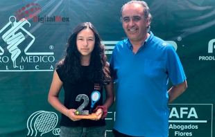 Ilian Ibañez del Edomex se adjudica el segundo lugar en el Torneo Nacional de Tenis