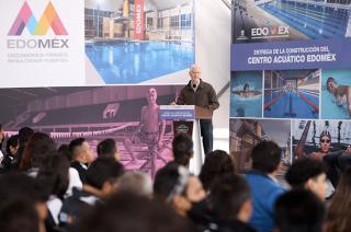 Se impulsa la formación de talentos mexiquenses con este espacio que incluye una fosa de 20 metros de ancho y seis metros de profundidad.