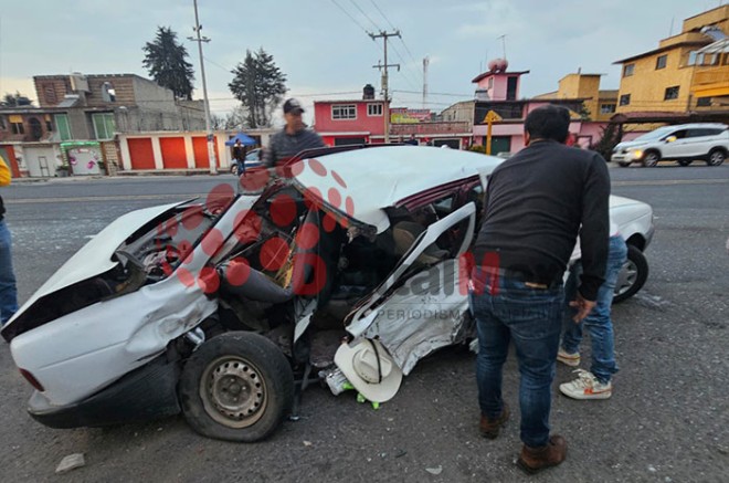 Una de las víctimas quedó prensada
