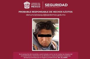 Detuvieron a presunto miembro del CJNG gracias a la acción rápida de la SS del Estado de México.