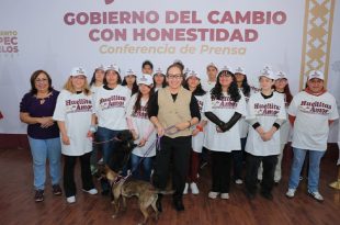 Durante su conferencia semanal, la alcaldesa Azucena Cisneros Coss calificó esta iniciativa como la intervención veterinaria más grande en la historia del municipio.