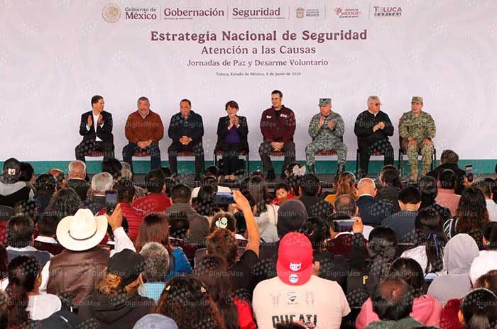 Video: Impulsan Jornada por la Paz y desarme voluntario en Toluca