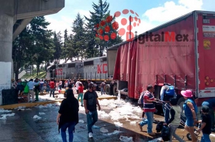 #Rapiña: en Pilares tren se lleva tráiler de Coca Cola