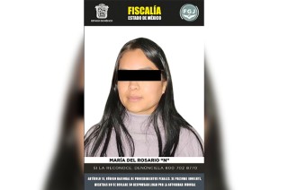 María del Rosario “N”, expresidenta municipal de Santo Tomás, fue detenida este jueves en el municipio de Metepec