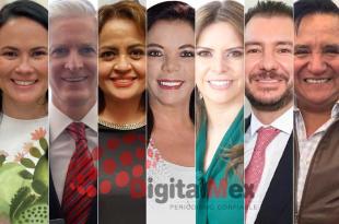 Alejandra del Moral, Alfredo del Mazo, Ana Lilia Herrera, Carolina Monroy, Laura Barrera, Elías Rescala, Héctor Guevara.