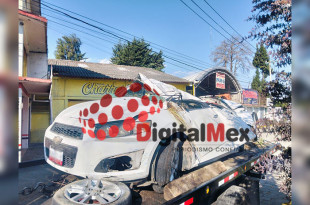 El hecho ocurrió sobre la carretera Calimaya - San Lorenzo Cuahutenco, a la altura del paraje conocido como Pozo Colorado.
