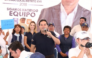 Enrique Vargas ofrece Jardín de Niños en colonias de Huixquilucan