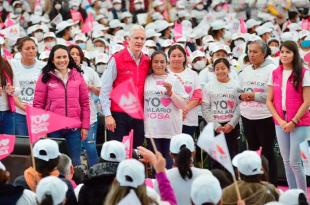 El apoyo se entregó a mujeres de los municipios de Naucalpan de Juárez, Isidro Fabela, Jilotzingo y Huixquilucan.