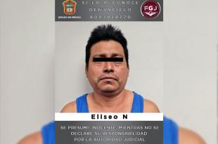 Eliseo es investigado por un asesinato ocurrido en noviembre del año 2015, en el municipio de Ocuilan.