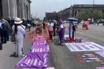 Las inconformes instalarán un memorial y entregaron un documento a Palacio de Gobierno