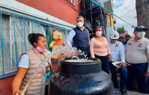 #Ecatepec dota a vecinos de la Quinta Zona que obtuvieron amparo por escasez