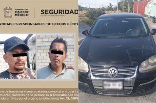 Iván “N” de 34 y Armando “N” de 39 años de edad, fueron remitidos a la Agencia del Ministerio Público correspondiente.