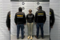 Jonathan “N” tras su detención en Acambay