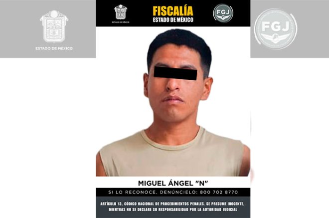 Miguel Ángel “N” fue detenido en Ecatepec por una investigación relacionada con el homicidio de un menor ocurrido en Tlalnepantla en 2019.