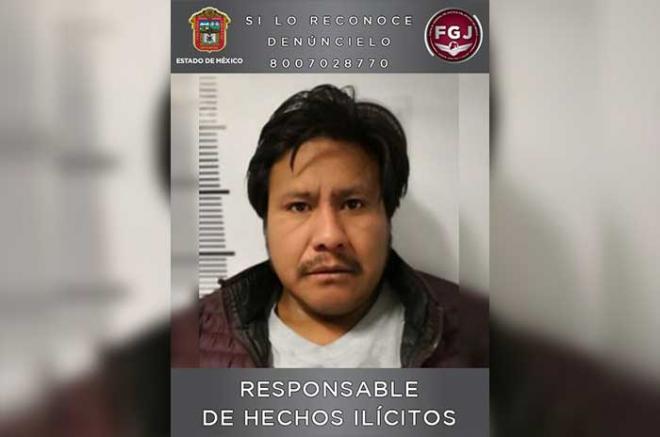 Odilón García Dionicio fue detenido en San Lorenzo Tepaltitlán