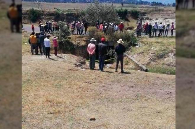 Entre los límites de Santiago Tlachichilpa y Chotejé, en el municipio de San Felipe del Progreso, fue localizada sin vida una joven.