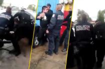 #Edoméx: Hombre impide a policías saltarse la fila en una rosticería y lo detienen