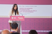 Laura González Hernández destacó que hay razones para que la empresa global Sanofi invierta en Edoméx.