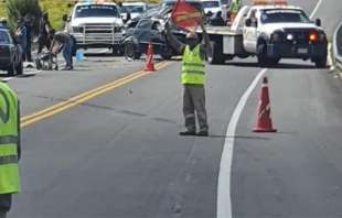 El accidente se registró a la altura del kilómetro 19.5 en jurisdicción del municipio de Almoloya de Juárez