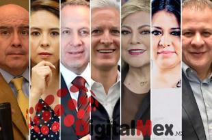 Francisco Javier López Corral, Karina Vaquera, Eruviel Ávila, Alfredo del Mazo, Ruth Olvera, Laura González, Francisco Fernández Clamont