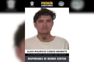 Aldo Mauricio Cobos Negrete fue sentenciado a 62 años y 6 meses de prisión por el homicidio de una mujer ocurrido en Coacalco.
