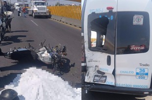Se presume que el motero circulaba a exceso de velocidad, no alcanzó a frenar y terminó impactado contra la parte trasera de una unidad de la ruta 36.