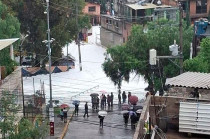 #Video: Se desborda presa Los Cuartos en #Naucalpan