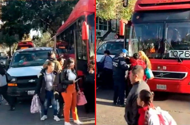 El percance ocasionó afectaciones a la circulación en ambos sentidos de Insurgentes