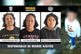 Lilia Delgado Pérez, Ana Lilia Morales Delgado y Carlos Morales Cruz fueron sentenciados.