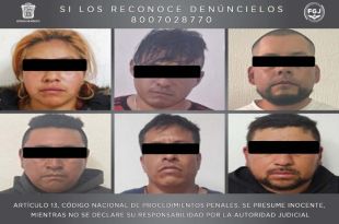 Los detenidos fueron ingresados al Centro Penitenciario y de Reinserción Social de la zona.