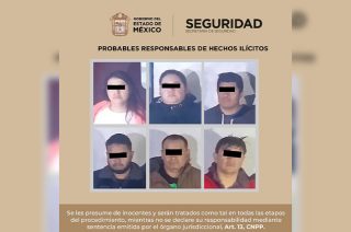 Los detenidos fueron puestos a disposición del Ministerio Público mientras se investiga el origen de la mercancía.