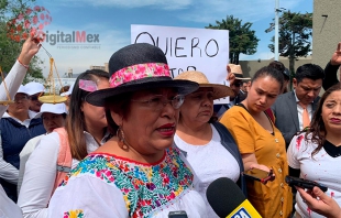 #Video: Manifestación de mujeres contra violencia de género y #Feminicidios, en la FGJEM