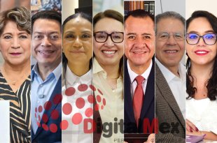Delfina Gómez, Mario Delgado, Ariadna Montiel, Azucena Cisneros, Marco Antonio Díaz, José Martínez Vilchis, Karla Colín