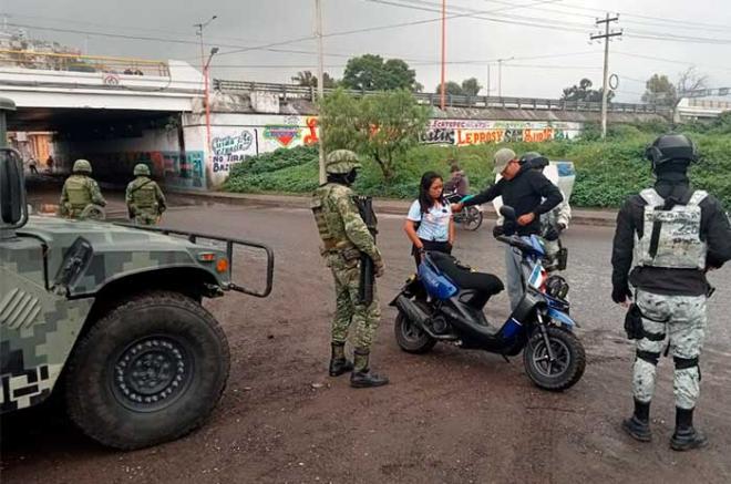 Los elementos en los sitios donde se han registrado mayores índices delictivos.