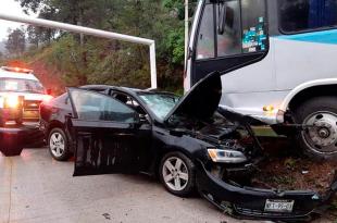 El accidente tuvo lugar en el kilómetro 41, en la delegación de San Martín Coapaxtongo, en Tenancingo.