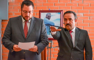 Armando García rinde protesta como nuevo alcalde de Valle de Chalco