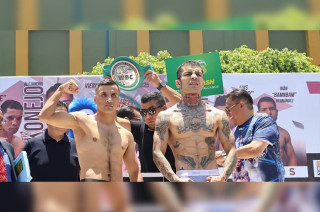 Tanto “Konejo” como “Churritos”, así como el resto de los peleadores de la atractiva cartelera, cumplieron sin inconvenientes con el pesaje, realizado la tarde de ayer jueves en el jardín municipal.