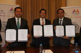 El SMSEM y el Gobierno Estatal concretaron la firma del Convenio de Sueldo y Prestaciones 2023.