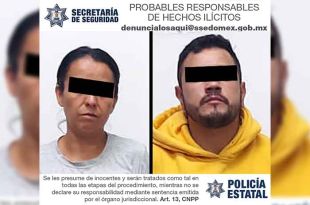Los detenidos fueron remitidos ante la Fiscalía Especializada en la Investigación del Delito de Robo de Vehículos con sede en Toluca.