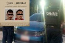 Cristian “N”, de 33 años, y Brandon “N”, de 28, fueron detenidos durante un operativo en Atenco.
