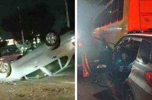 #Video: ¡Caos en #Toluca! Reportan dos fuertes accidentes