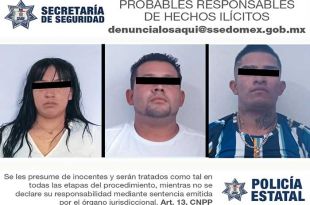 Los detienen por colocar narcomantas en Metepec, son de la Familia Michoacana