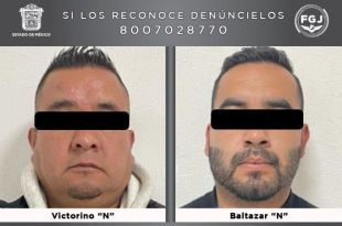 Baltazar “N” de 26 años de edad y Victorino “N” de 40