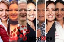 Jessica Rojas, Daniella Durán Ceja, Alfredo del Mazo, Alejandra del Moral, Higinio Martínez, Patricia Durán, Gabriela Gamboa