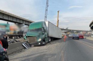 Esa zona comprende un tramo  donde se llevan a cabo trabajos de construcción del Trolebús Chalco-Santa Martha.