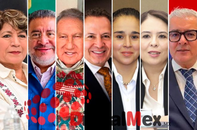 Delfina Gómez, Horacio Duarte, Arturo Montiel, Eruviel Ávila, Amalia Pulido, Karina Vaquera, Fernando Reyes