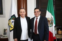 El Gobernador de Sonora, Alfonso Durazo Montaño informó sobre la toma de protesta y nombramiento el día de hoy de Rogelio Piñeda