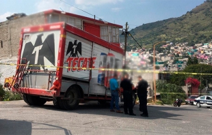 Matan a balazos a custodio de camión de cerveza en Tlalnepantla