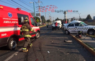 #Toluca: Carambola en Bulevar Aeropuerto deja varios heridos