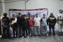 Los detenidos son presuntos integrantes de una peligrosa banda denominada "Del Michel", dedicada a la extorsión, privación de la libertad, venta y distribución de drogas.